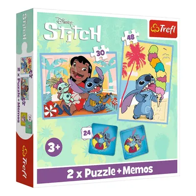 Puzzle és Pexeso Lilo és Stitch 2in1 Trefl