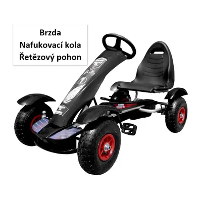 Gyermek gokart formula 01 fekete