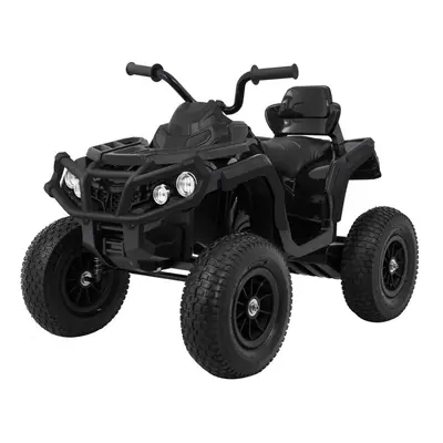 Gyermek elektromos quad ATV felfújható kerekek fekete