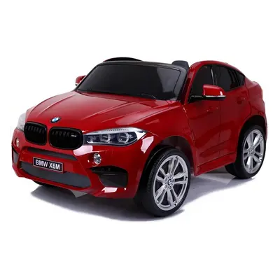 Elektromos kisautó BMW X6 M kétüléses XXL pirosra festve