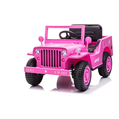 Gyermek elektromos katonai Jeep Willys 4x4 Pink