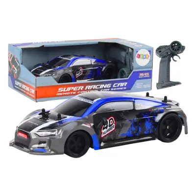 Távirányítós RC Car 1:18 gumikerekek drift kék