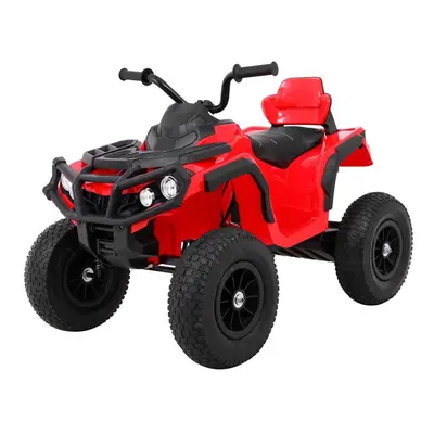 Gyermek elektromos quad ATV felfújható kerekek piros