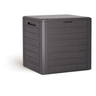 Prosperplast Kerti doboz WOODEBOX 140 l - sötétbarna 58,5 cm