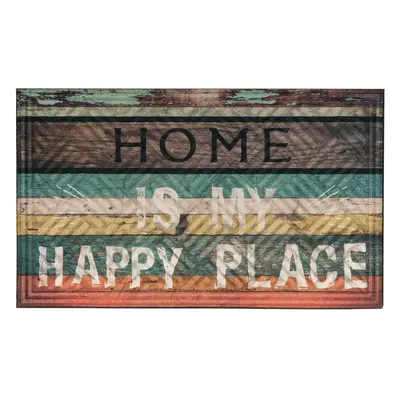 Multy home LIMA Happy Place lábtörlő 45 x 75 cm, nyomattal