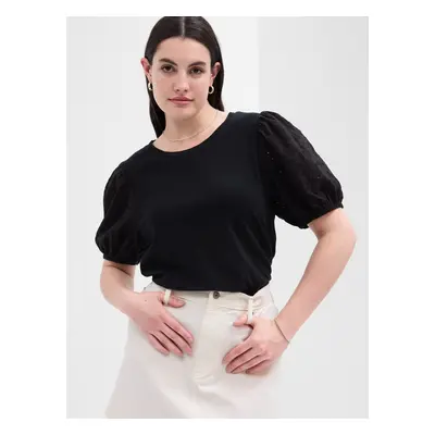 GAP T-shirt with lace sleeves - Women