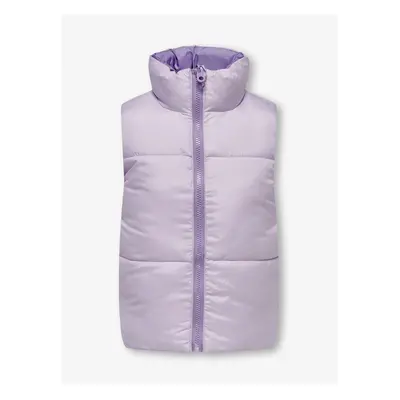 Purple Girls' Reversible Quilted Vest ONLY Ricky