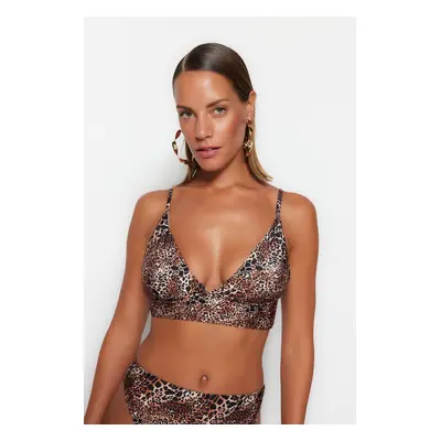 Trendyol Animal Print háromszög bikini felső