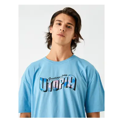 Koton Oversized Printed T-Shirt