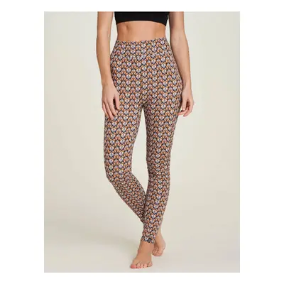 Barna mintás női leggings Tranquillo - női