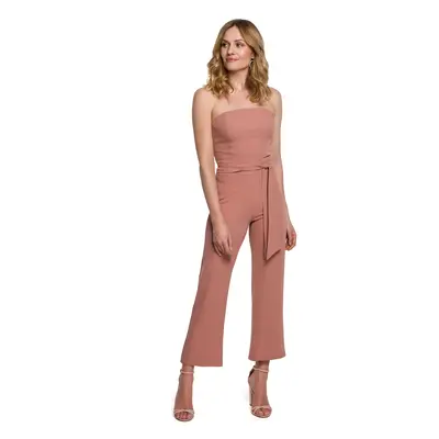 Makover női jumpsuit K045 Rózsa