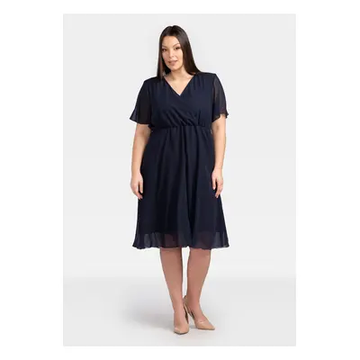 Női ruha Karko Karko_Dress_U392_Navy_Blue