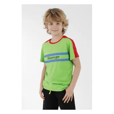 Slazenger Pat Boys T-shirt Green