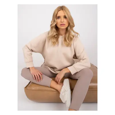 Beige women's sweatshirt Manacor