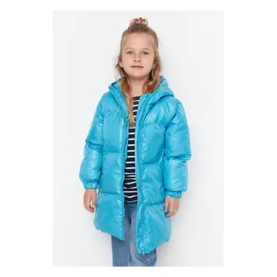 Trendyol Blue Inflatable Girls' Jacket