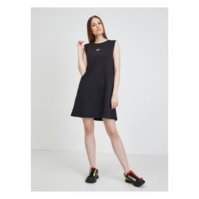 Black Dress Tommy Jeans - Nők