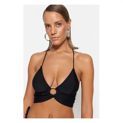 Trendyol Black Bralet Bikini felső kiegészítőkkel