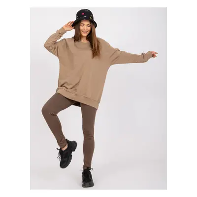 Basic dark beige sweatshirt by Remy