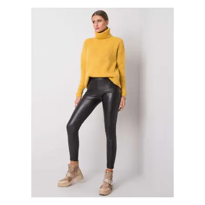 Női leggings Fashionhunters Leather