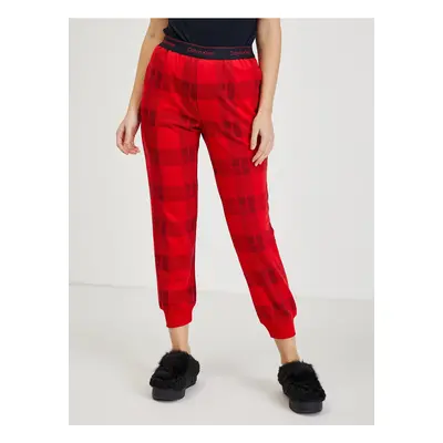 Calvin Klein Jeans Red kockás melegítőnadrág - Nők