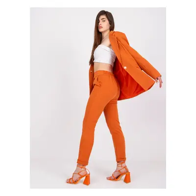 Dark orange elegant jacket from Veracruz