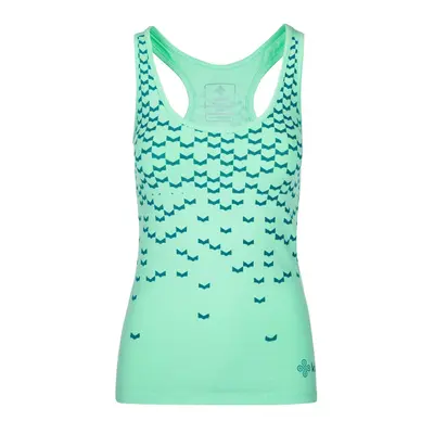 Women's tank top KILPI LEAVES-W turquoise