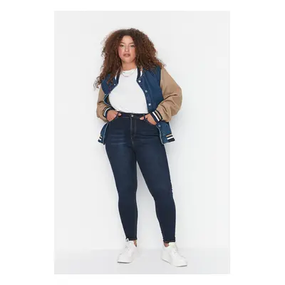 Női farmer nadrág Trendyol Plus Size