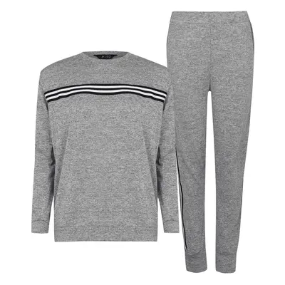 Miso Tape csíkos felső és Joggers melegítő Loungewear Co Ord Set