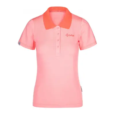 Women's polo shirt Kilpi COLLAR-W light pink