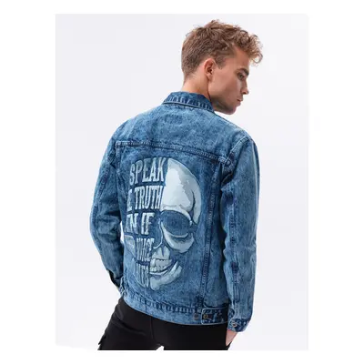 Férfi kabát Ombre Denim