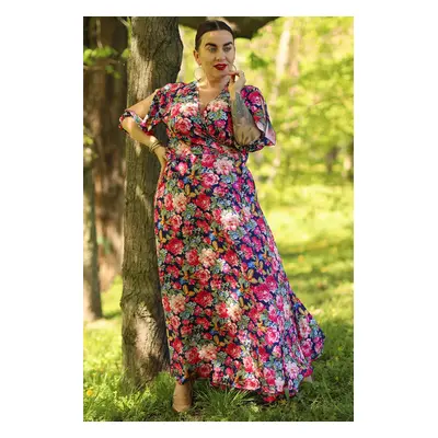 Női ruha Karko Karko_Dress_SB842_Multicolour