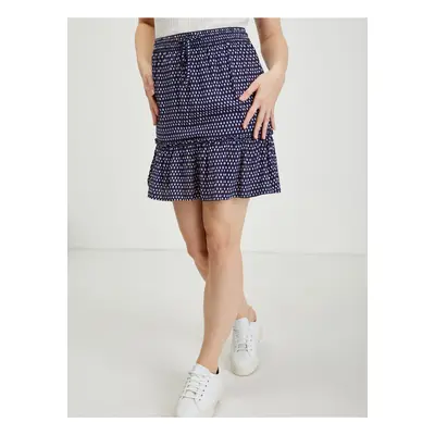 Dark blue lady patterned skirt ORSAY - Ladies