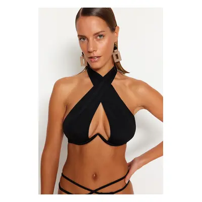 Bikini felső Trendyol Tie detailed