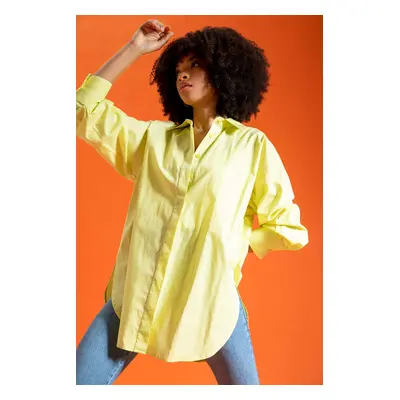 DEFACTO Oversized Fit Poplin Shirt