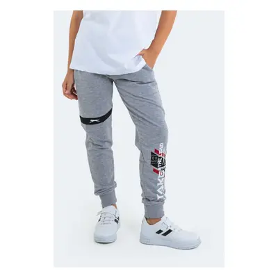 Slazenger Devan Kids Unisex Sweatpants Gray