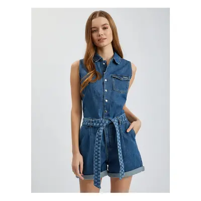 Orsay Blue Denim Overall - Women