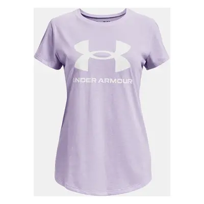 Under Armour T-Shirt UA SPORTSTYLE LOGO SS-PPL - Girls