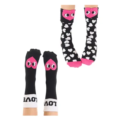 mshb&g Love Heart Girl's 2-Piece Socks Set