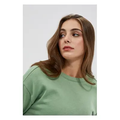 WOMEN'S SWEATSHIRT L-BL-4001 OLIVE