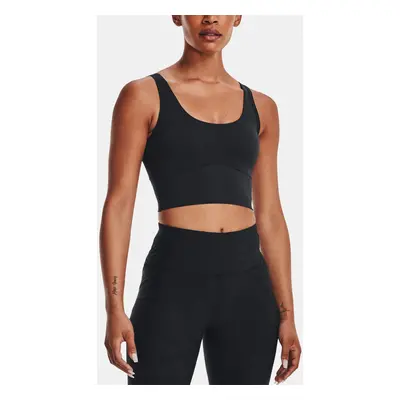 Under Armour Tank Top Meridian Fitted Crop Tank-BLK - Women