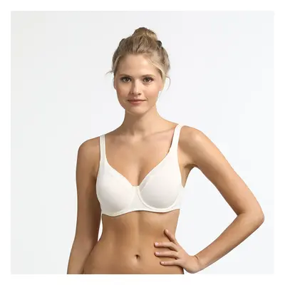 DIM INVISIBLE GENEROUS BRA - Women's bra with bones - cream