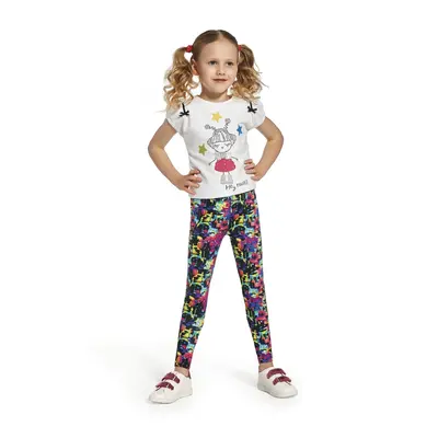 Bas Bleu Girls' MIKI leggings breathable made of elastic material