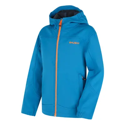 Kids softshell jacket HUSKY Simbo K blue