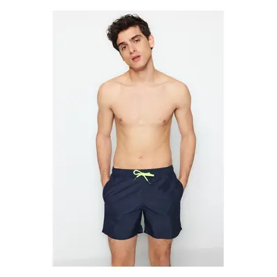 Trendyol Navy Blue Basic Standard Size Swimsuit Swim Shorts