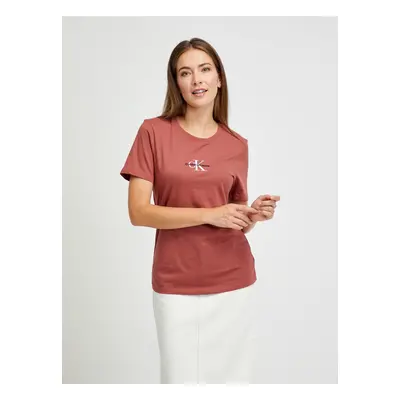 Brick Women's T-Shirt Calvin Klein Jeans - Women