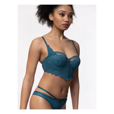 Women's petrol lace bra DORINA Esme