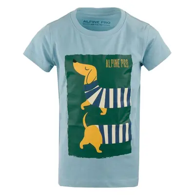 Children's T-shirt ALPINE PRO MOLKO aquamarine