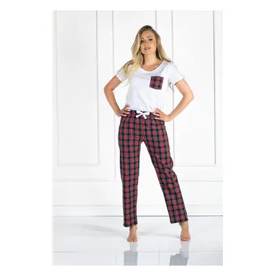 Vivienne white-red pajamas white-red