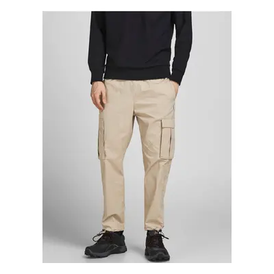 Beige Pants with Pockets Jack & Jones Gordon - Men's