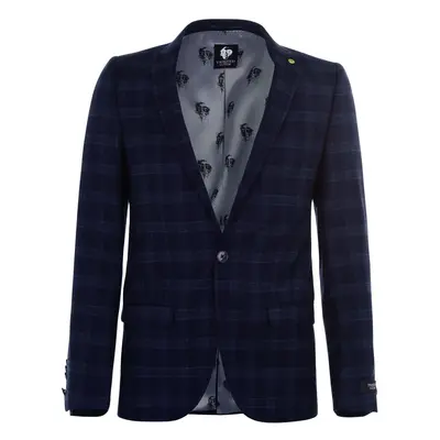 Csavart szabó check blazer